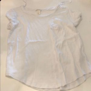 H&M White Pocket Tee
